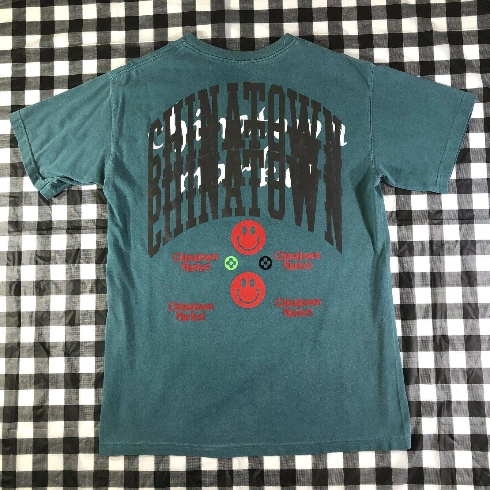 Chinatown Market Never Dies Rainbow 3M Velvet Rare Custom Green T shirt M Tee Unisex T-shirt, Sweatshirt, Hoodie, Long Sleeve Tee - T-Shirt, Sweatshirt, Hoodie