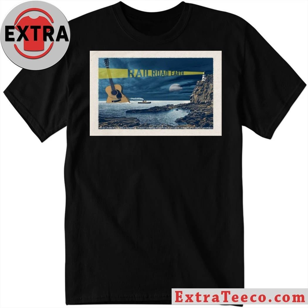 Original Railroad Earth May 2026 Tour Poster Shirt Unisex T-shirt, Sweatshirt, Hoodie, Long Sleeve Tee - T-Shirt, Sweatshirt, Hoodie