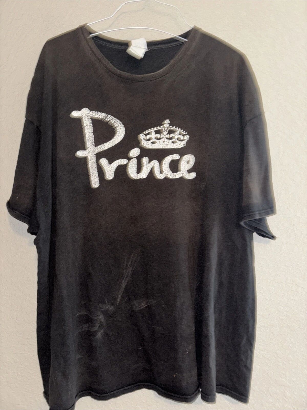 Prince Band Tee 3XL Faded Black Unisex T-shirt, Sweatshirt, Hoodie, Long Sleeve Tee - T-Shirt, Sweatshirt, Hoodie