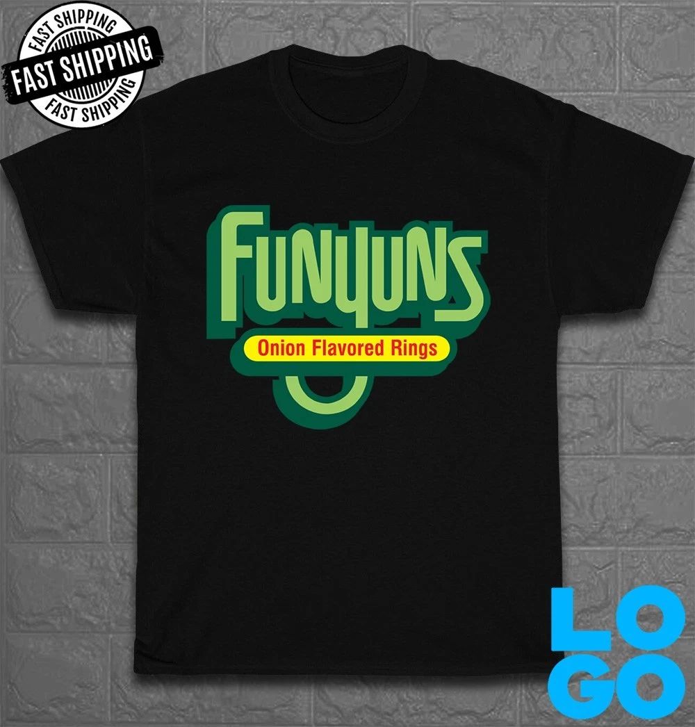New Funyuns Frito-Lay Logo Men's Funny T-Shirt Made In USA Size S to 5XL Unisex T-shirt, Sweatshirt, Hoodie, Long Sleeve Tee - T-Shirt, Sweatshirt, Hoodie