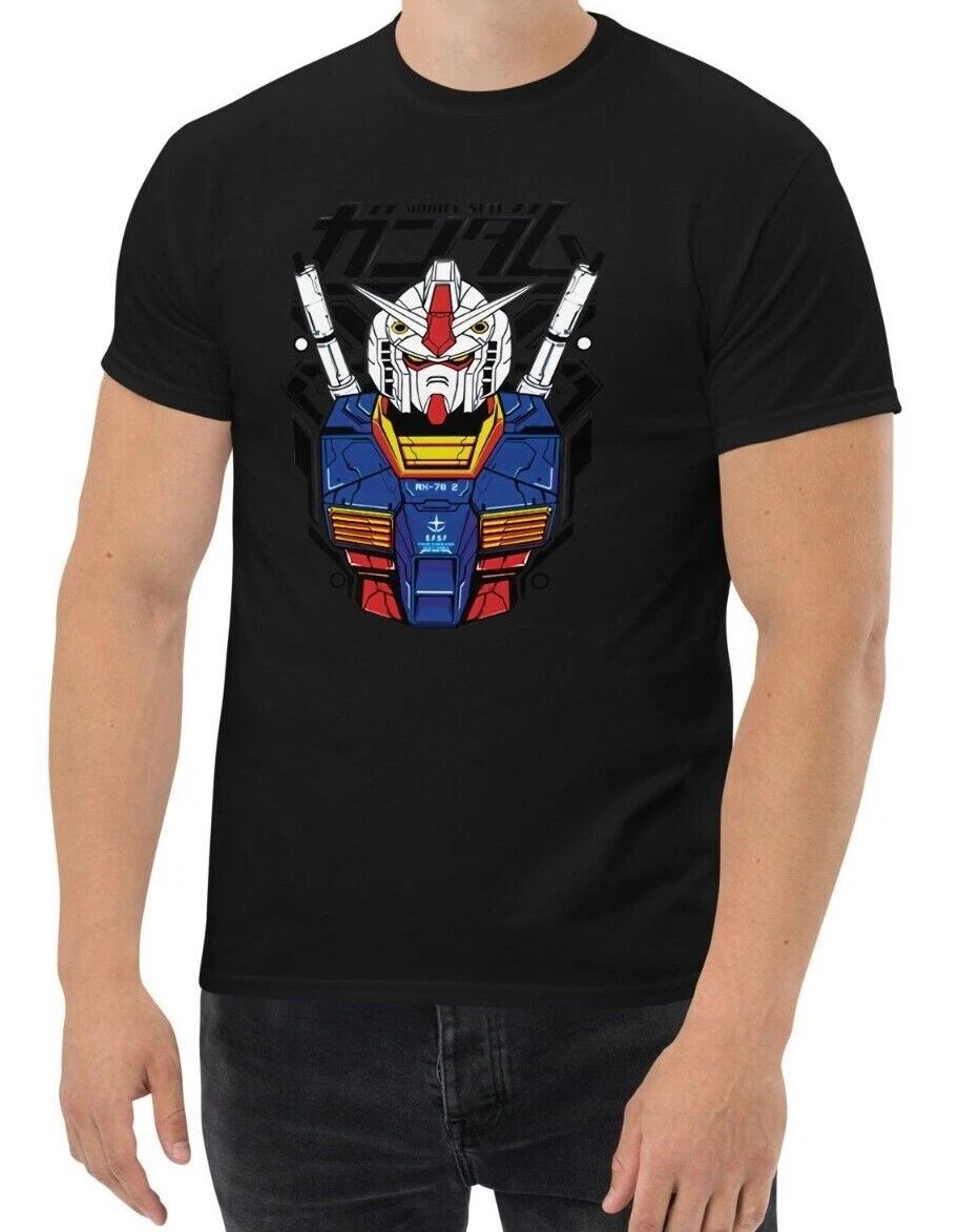 Retro Gundam Men's T Shirt S-5XL Assorted Colors Unisex T-shirt, Sweatshirt, Hoodie, Long Sleeve Tee - T-Shirt, Sweatshirt, Hoodie