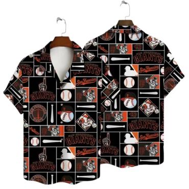 San Francisco Giants Vintage Baseball Patch Hawaiian Shirt Unisex T-shirt, Sweatshirt, Hoodie, Long Sleeve Tee - T-Shirt, Sweatshirt, Hoodie