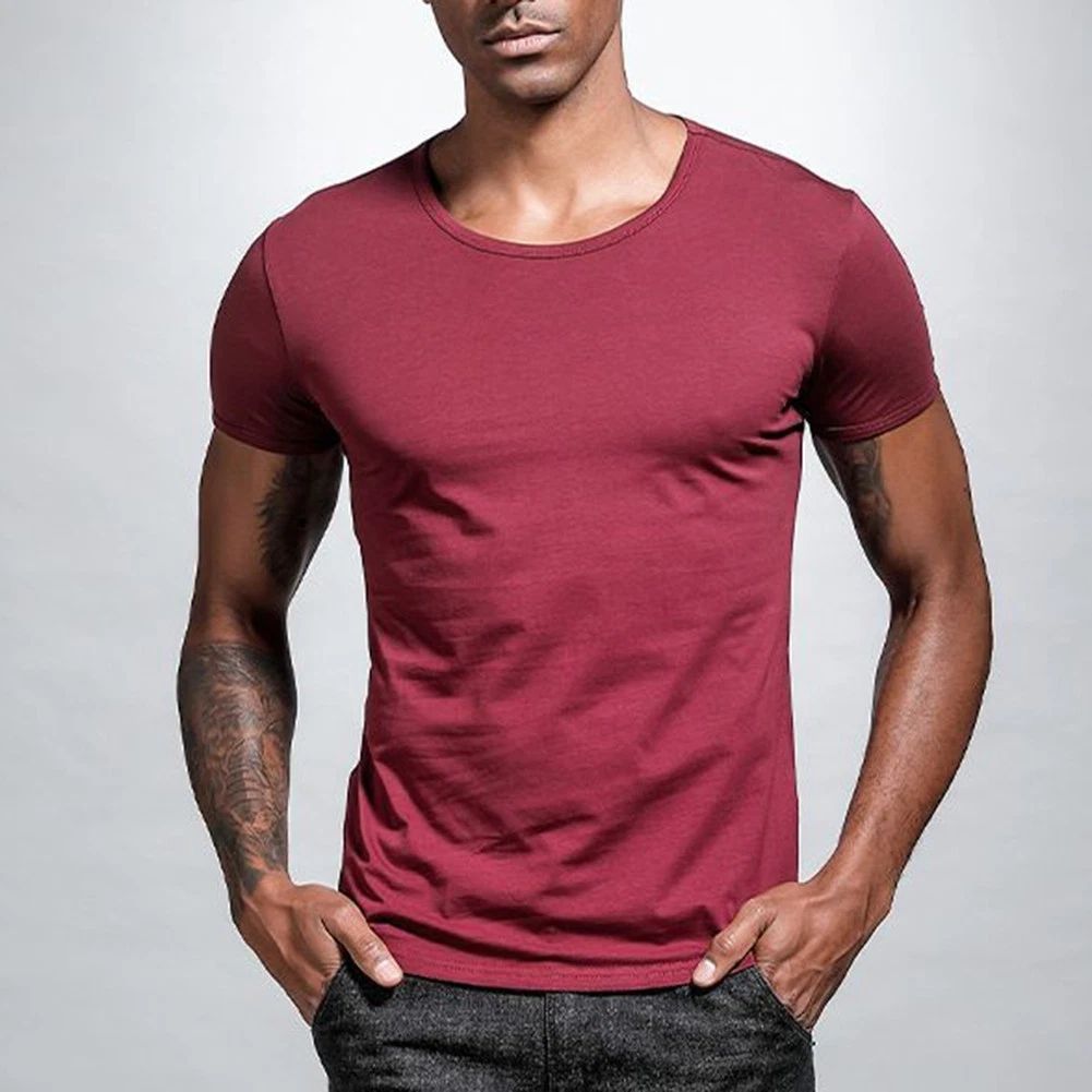 Man Clothes Going Out Plain High Elasticity Fashion Party Street Unisex T-shirt, Sweatshirt, Hoodie, Long Sleeve Tee - T-Shirt, Sweatshirt, Hoodie