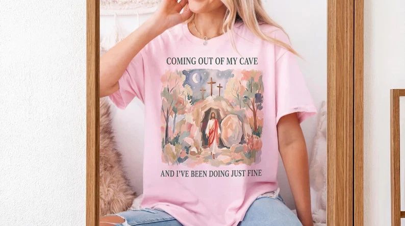 Funny Jesus Easter Shirt Christian Humor Resurrection Graphic Tee Unisex T-shirt, Sweatshirt, Hoodie, Long Sleeve Tee - T-Shirt, Sweatshirt, Hoodie