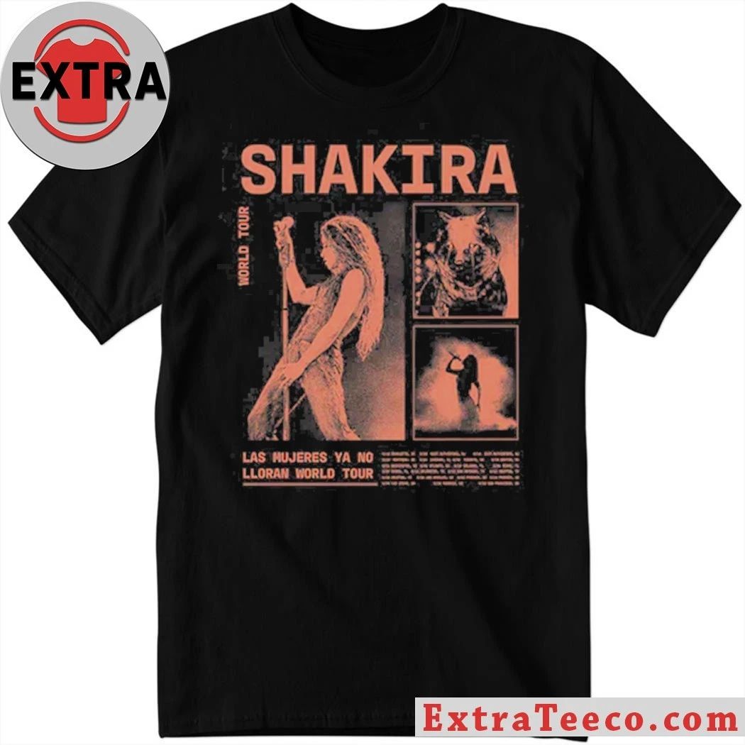 Shakira Las Mujeres Ya No Lloran World Tour Shirt  Perfect Gift for Men & Women Unisex T-shirt, Sweatshirt, Hoodie, Long Sleeve Tee - T-Shirt, Sweatshirt, Hoodie