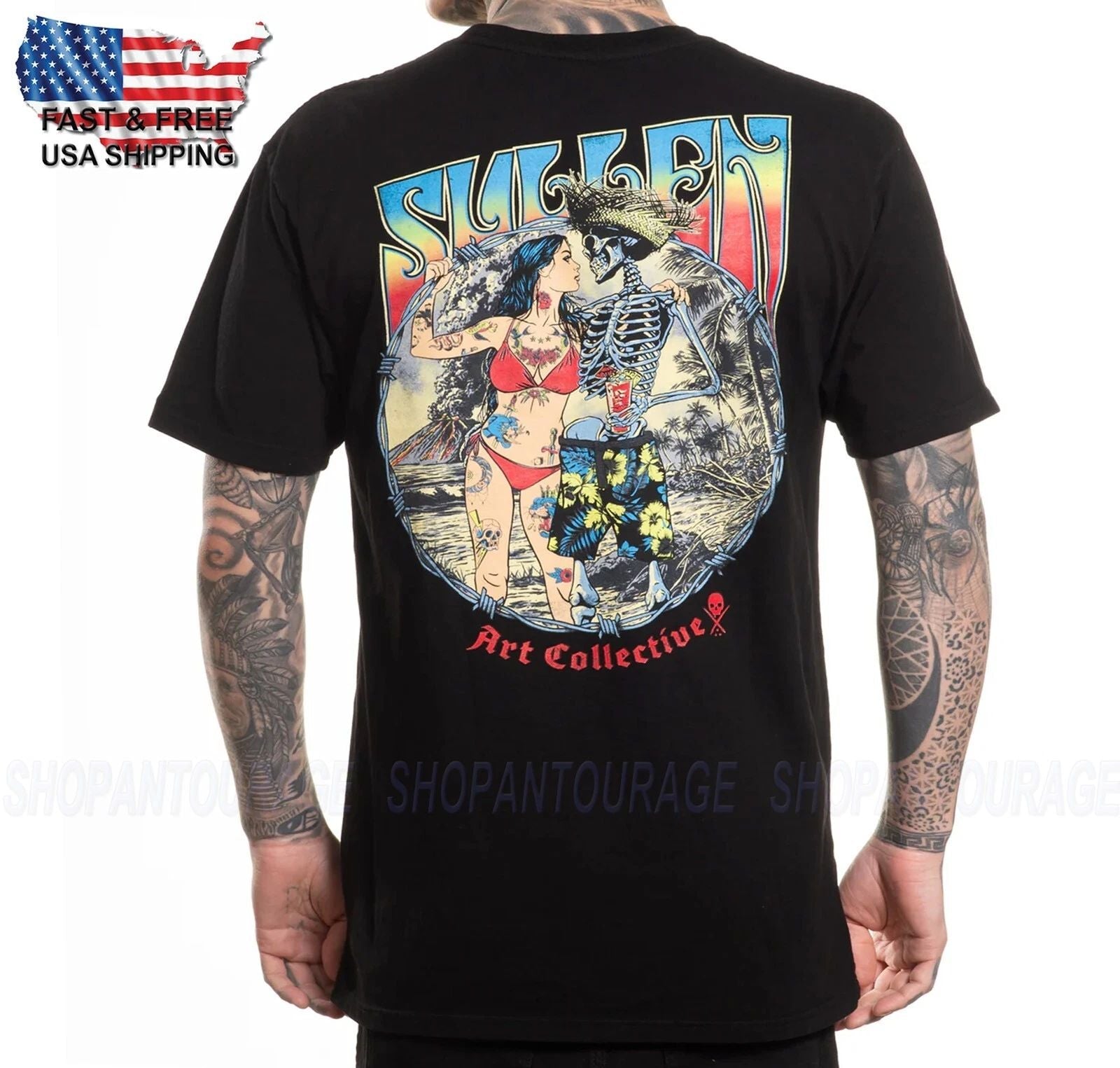 Sullen Art Collective Primal Urge Premium SCM7182 Short Sleeve T-shirt For Men Unisex T-shirt, Sweatshirt, Hoodie, Long Sleeve Tee - T-Shirt, Sweatshirt, Hoodie