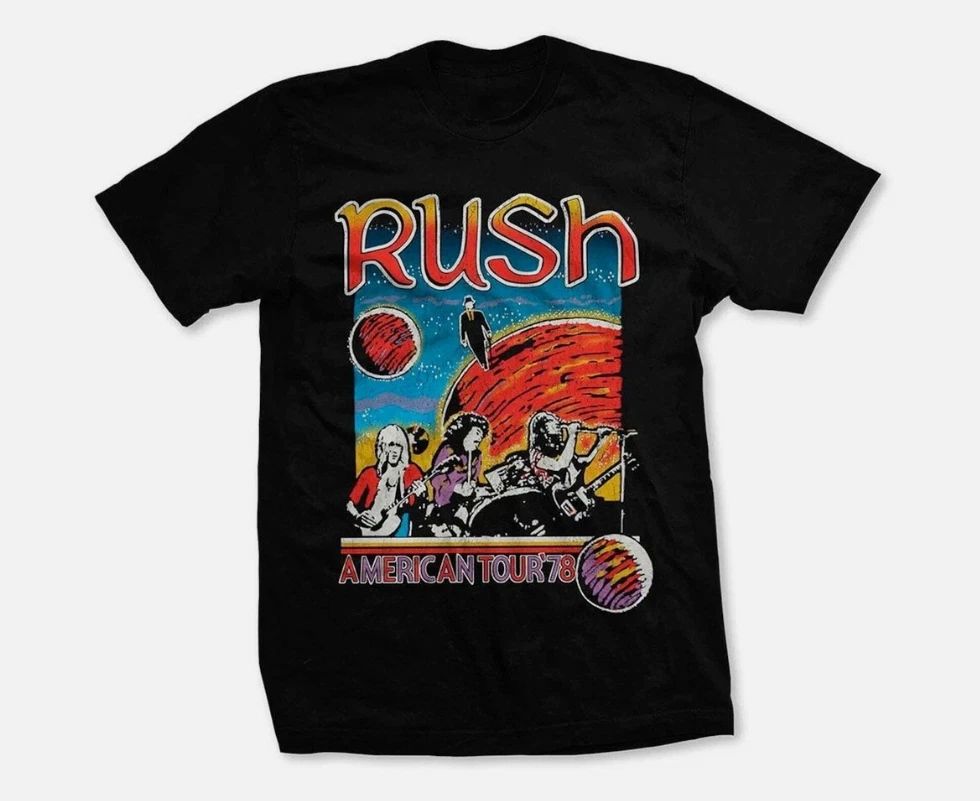 Rush Unisex T-Shirt US Tour 1978 Unisex T-shirt, Sweatshirt, Hoodie, Long Sleeve Tee - T-Shirt, Sweatshirt, Hoodie
