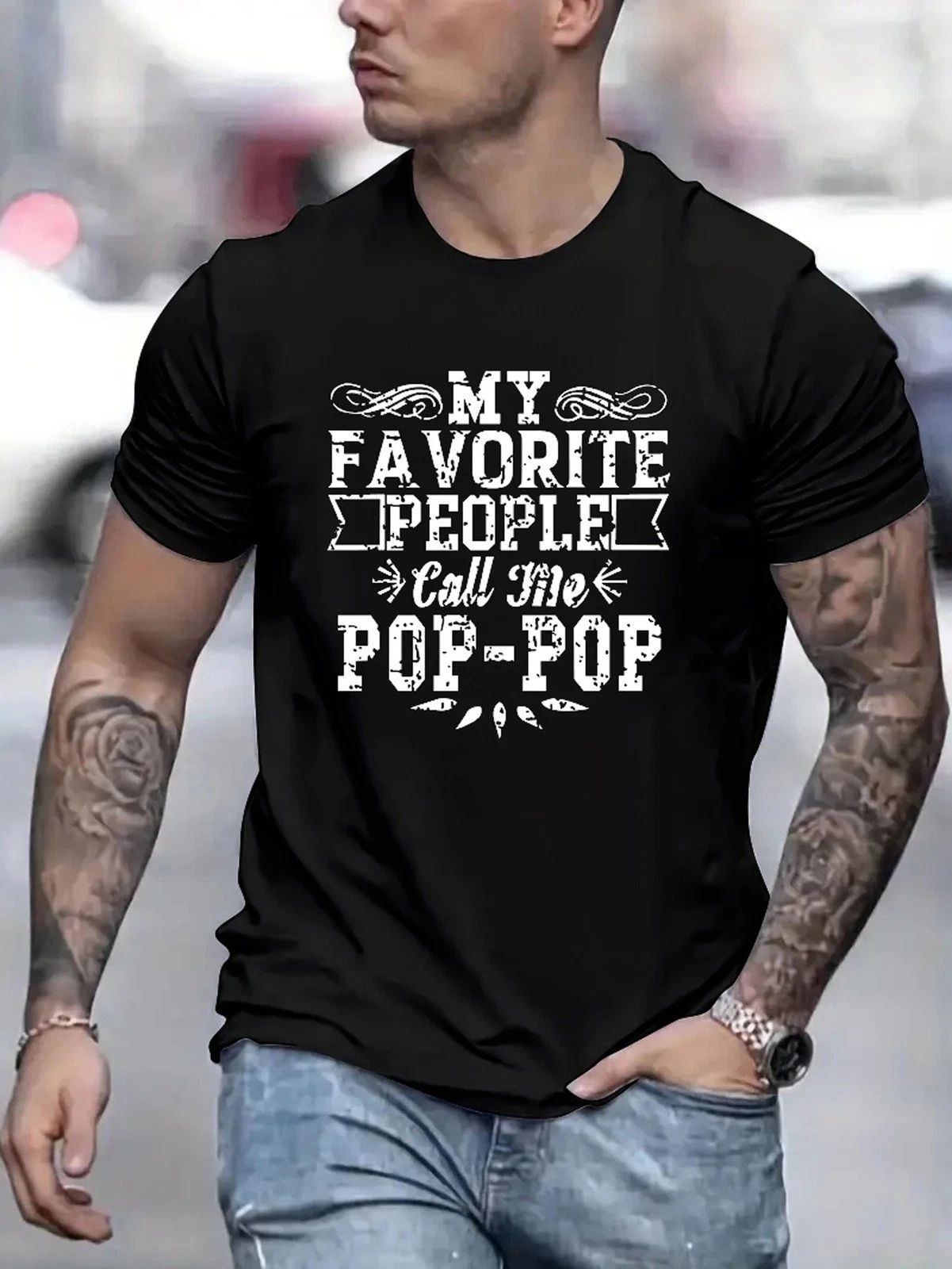 Men's Funny Pop Pop Grandpa T-Shirt Favorite People Call Me PopPop Tee Unisex T-shirt, Sweatshirt, Hoodie, Long Sleeve Tee - T-Shirt, Sweatshirt, Hoodie