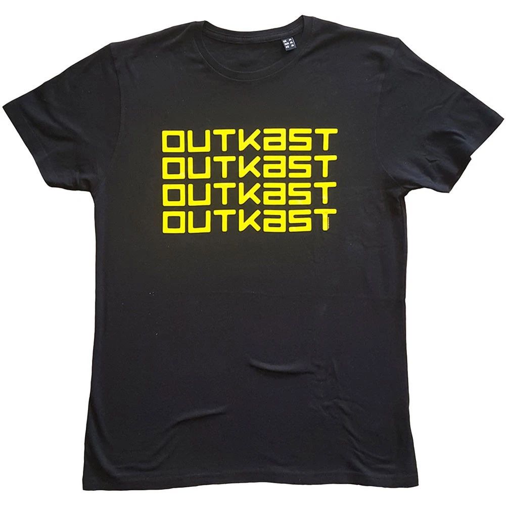 Men's Outkast Logo Repeat Slim Fit T-shirt X-Large Black Unisex T-shirt, Sweatshirt, Hoodie, Long Sleeve Tee - T-Shirt, Sweatshirt, Hoodie