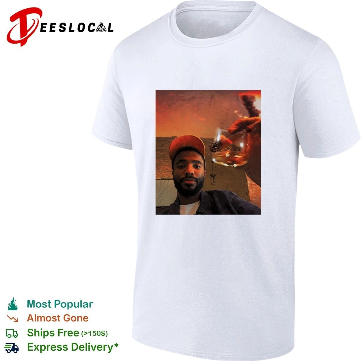 Mikal Bridges Phoenix Suns Cigar and Whiskey Glass T-shirt Unisex T-shirt, Sweatshirt, Hoodie, Long Sleeve Tee - T-Shirt, Sweatshirt, Hoodie