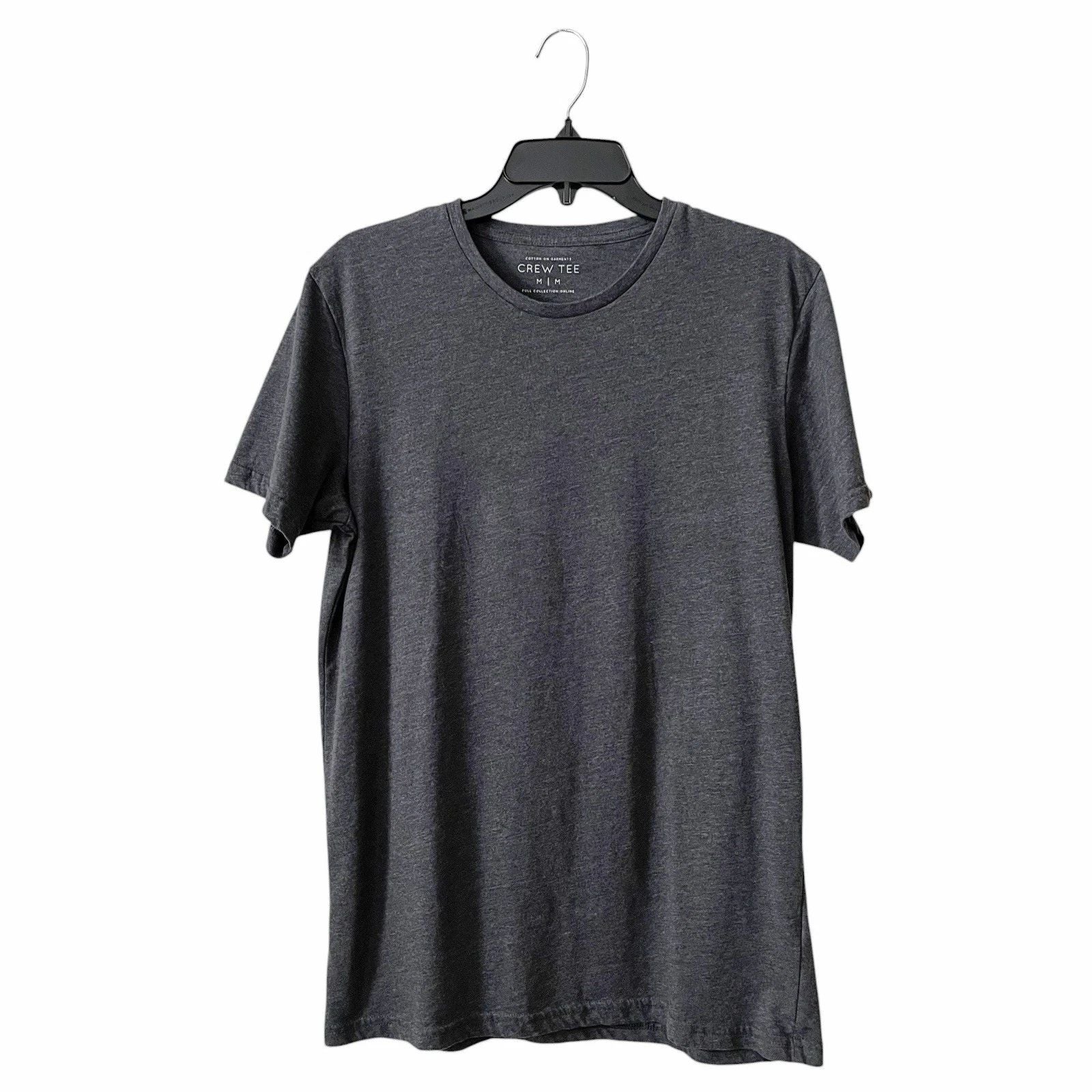 Cotton On Garments Crew Tee Men's Size M Dark Gray Short Sleeve Soft Minimalist Unisex T-shirt, Sweatshirt, Hoodie, Long Sleeve Tee - T-Shirt, Sweatshirt, Hoodie