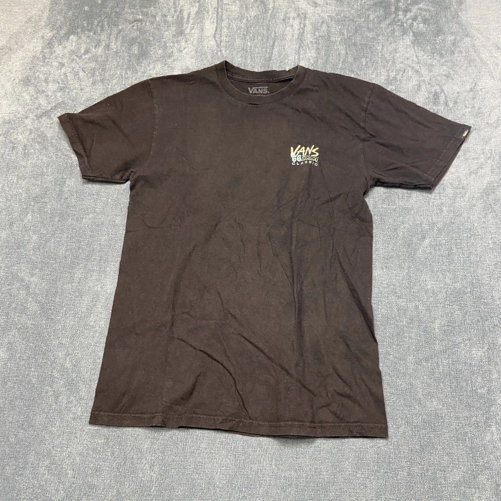 Vans Off The Wall T-Shirt Men Small Black Cotton Dark Wash Graphic Everyday Wear Unisex T-shirt, Sweatshirt, Hoodie, Long Sleeve Tee - T-Shirt, Sweatshirt, Hoodie