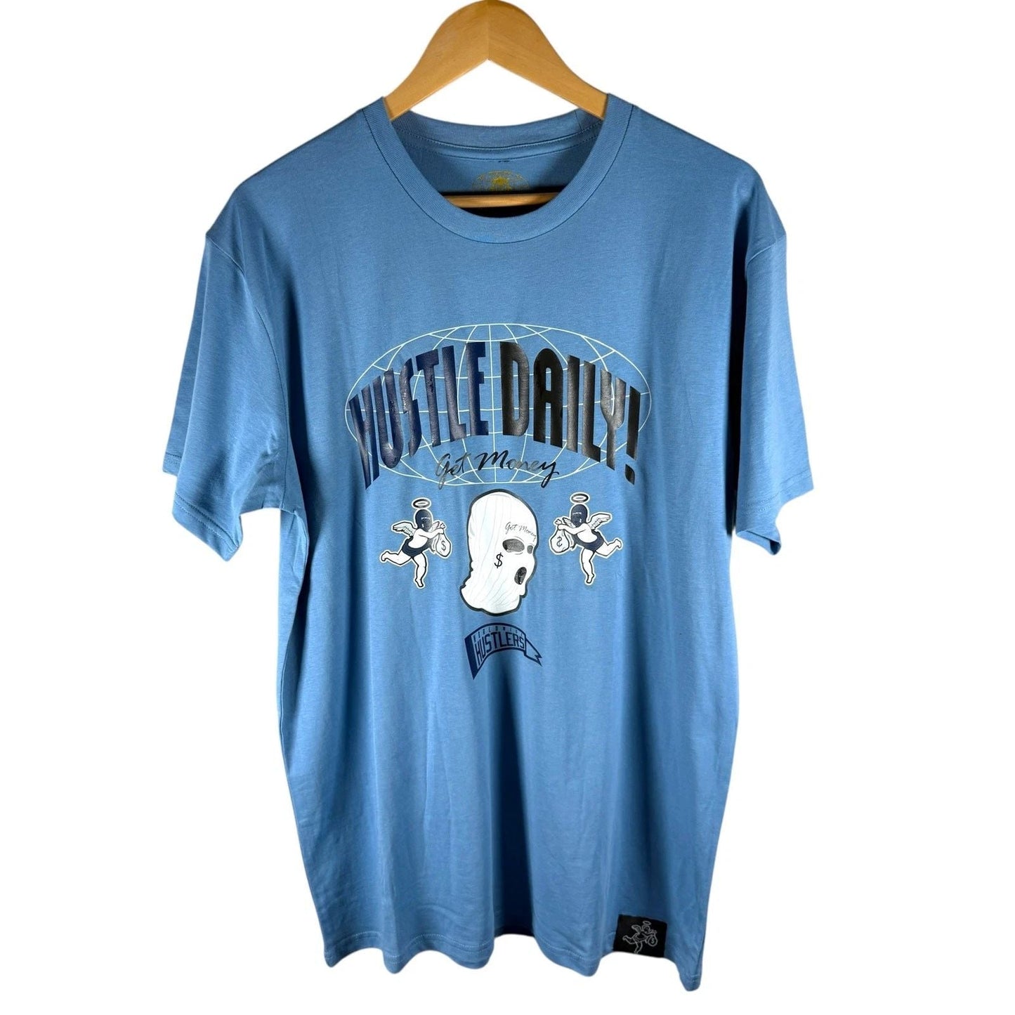 Hastamuerte Hustle Daily Get Money T-shirt Mens L - Skater Streetwear Casual Unisex T-shirt, Sweatshirt, Hoodie, Long Sleeve Tee - T-Shirt, Sweatshirt, Hoodie