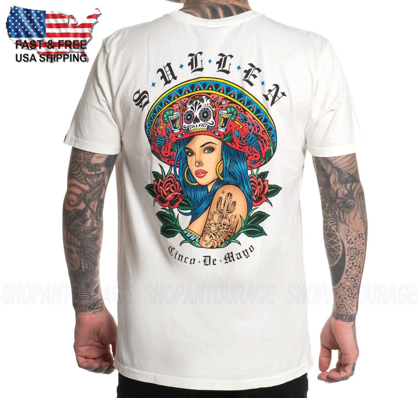 Sullen Art Collective Cinco De Mayo Premium SCM6677 Short Sleeve T-shirt For Men Unisex T-shirt, Sweatshirt, Hoodie, Long Sleeve Tee - T-Shirt, Sweatshirt, Hoodie