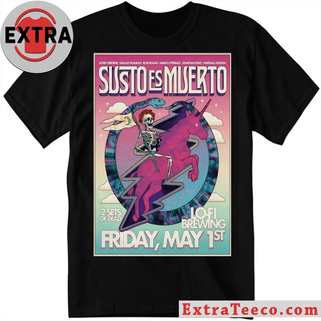 Esto Es Muerto Charleston SC 5 1 2026 Poster Shirt Unisex T-shirt, Sweatshirt, Hoodie, Long Sleeve Tee - T-Shirt, Sweatshirt, Hoodie
