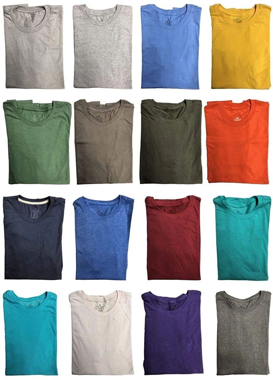 BILLIONHATS 24 Pack Mens Cotton Short Sleeve Lightweight T-Shirts (XX-Large) Unisex T-shirt, Sweatshirt, Hoodie, Long Sleeve Tee - T-Shirt, Sweatshirt, Hoodie