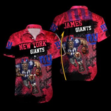 Personalized New York Giants Firestorm Hawaiian Shirt Unisex T-shirt, Sweatshirt, Hoodie, Long Sleeve Tee - T-Shirt, Sweatshirt, Hoodie