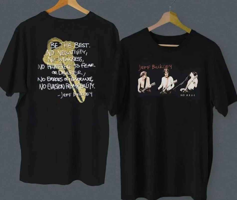1994 Jeff Buckley So Real 2 Side-Printed T-shirt Unisex T-shirt, Sweatshirt, Hoodie, Long Sleeve Tee - T-Shirt, Sweatshirt, Hoodie