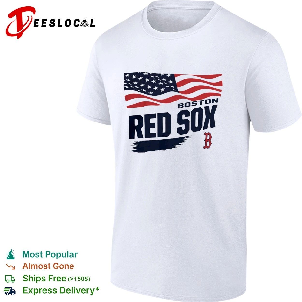 Boston Red Sox Starter Waving Flag MLB T-shirt Unisex T-shirt, Sweatshirt, Hoodie, Long Sleeve Tee - T-Shirt, Sweatshirt, Hoodie
