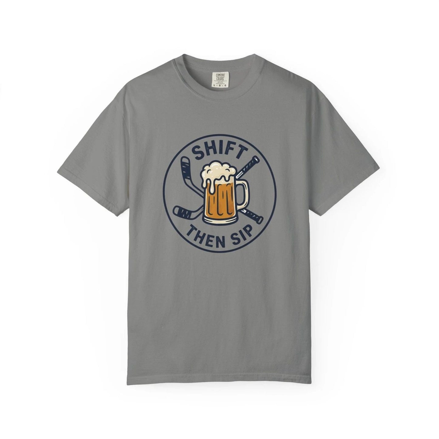 Shift Then Sip Hockey Shirt - Beer League Hoodie Adult Unisex Hockey Gift Unisex T-shirt, Sweatshirt, Hoodie, Long Sleeve Tee - T-Shirt, Sweatshirt, Hoodie