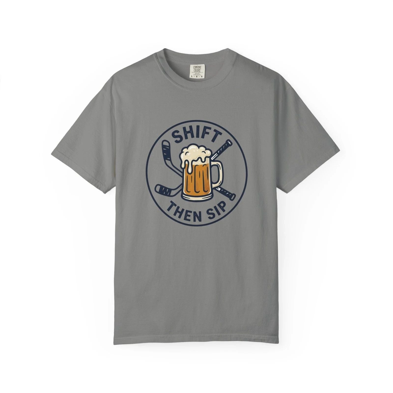 Shift Then Sip Hockey Shirt - Beer League Hoodie Adult Unisex Hockey Gift Unisex T-shirt, Sweatshirt, Hoodie, Long Sleeve Tee - T-Shirt, Sweatshirt, Hoodie