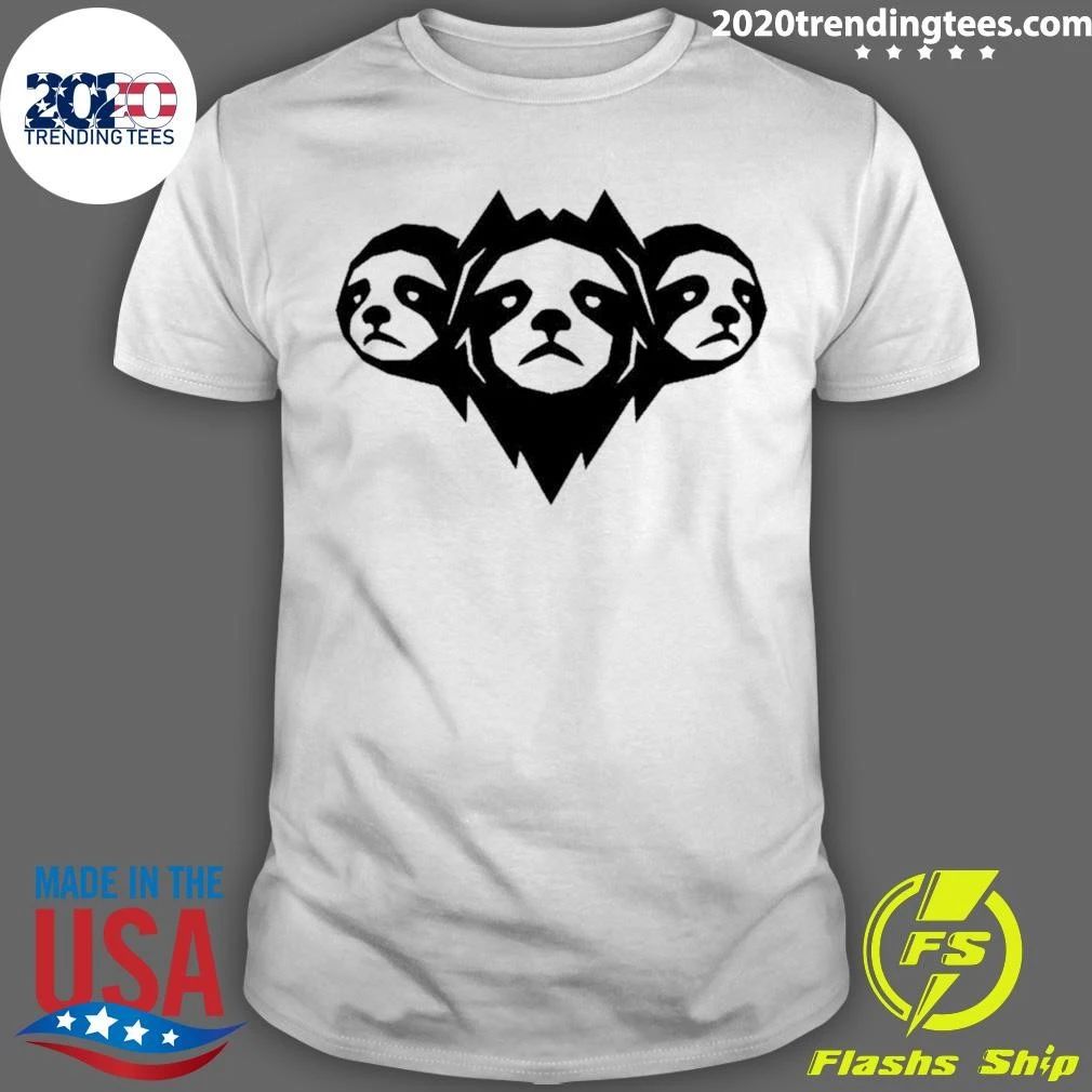Cyber Sloth Geometric Animal Minimalist Shirt Unisex T-shirt, Sweatshirt, Hoodie, Long Sleeve Tee - T-Shirt, Sweatshirt, Hoodie