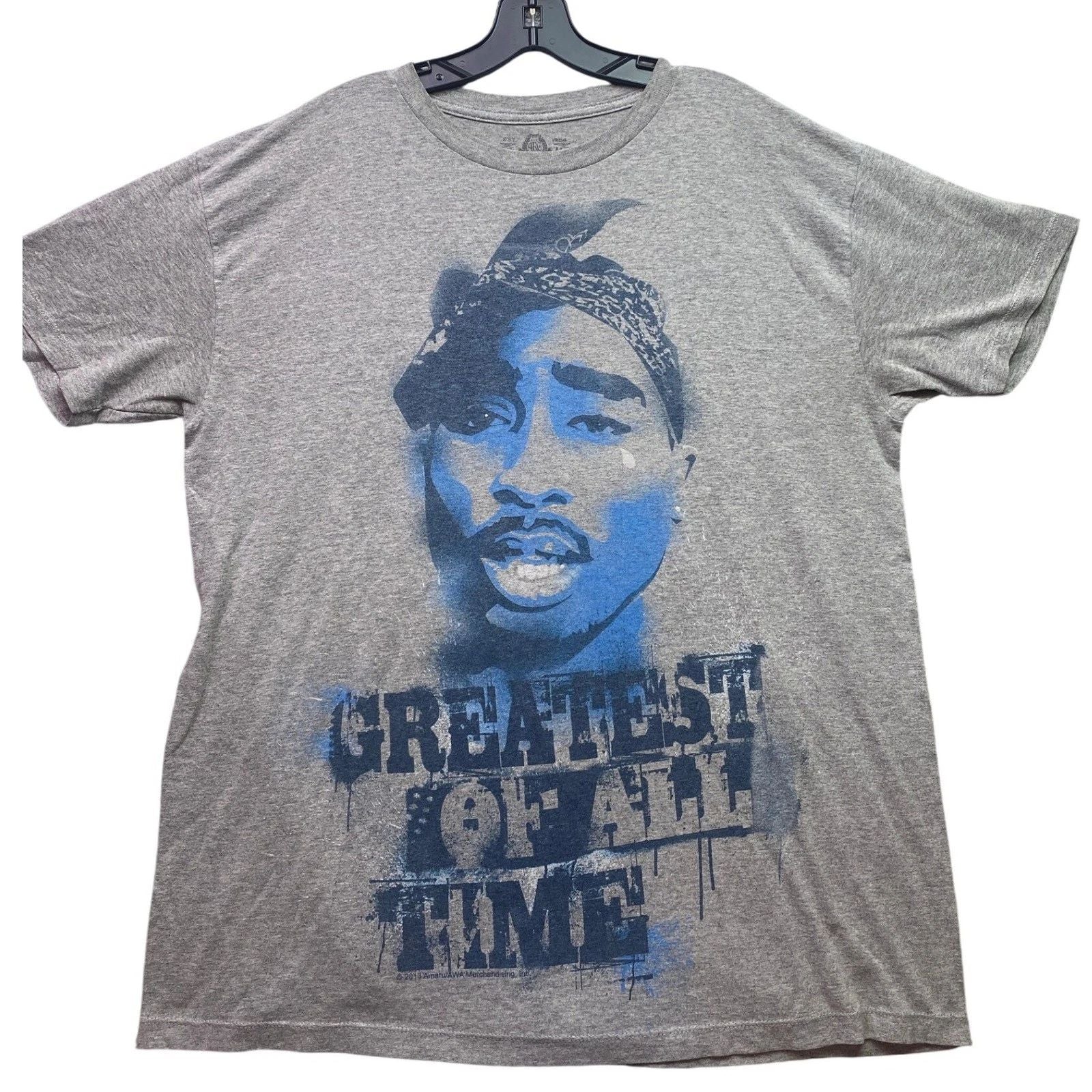 Tupac Shakur Shirt Mens Extra Large Spell Out AOP Grunge Everyday Streetwear Unisex T-shirt, Sweatshirt, Hoodie, Long Sleeve Tee - T-Shirt, Sweatshirt, Hoodie
