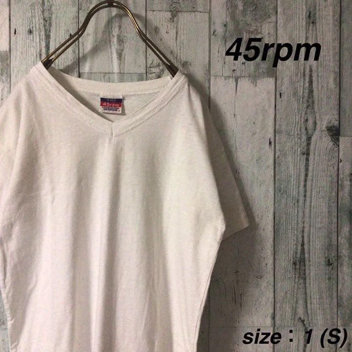45Rpm Simple V-Neck Shirt T-Shirt Size S 1 Unisex T-shirt, Sweatshirt, Hoodie, Long Sleeve Tee - T-Shirt, Sweatshirt, Hoodie