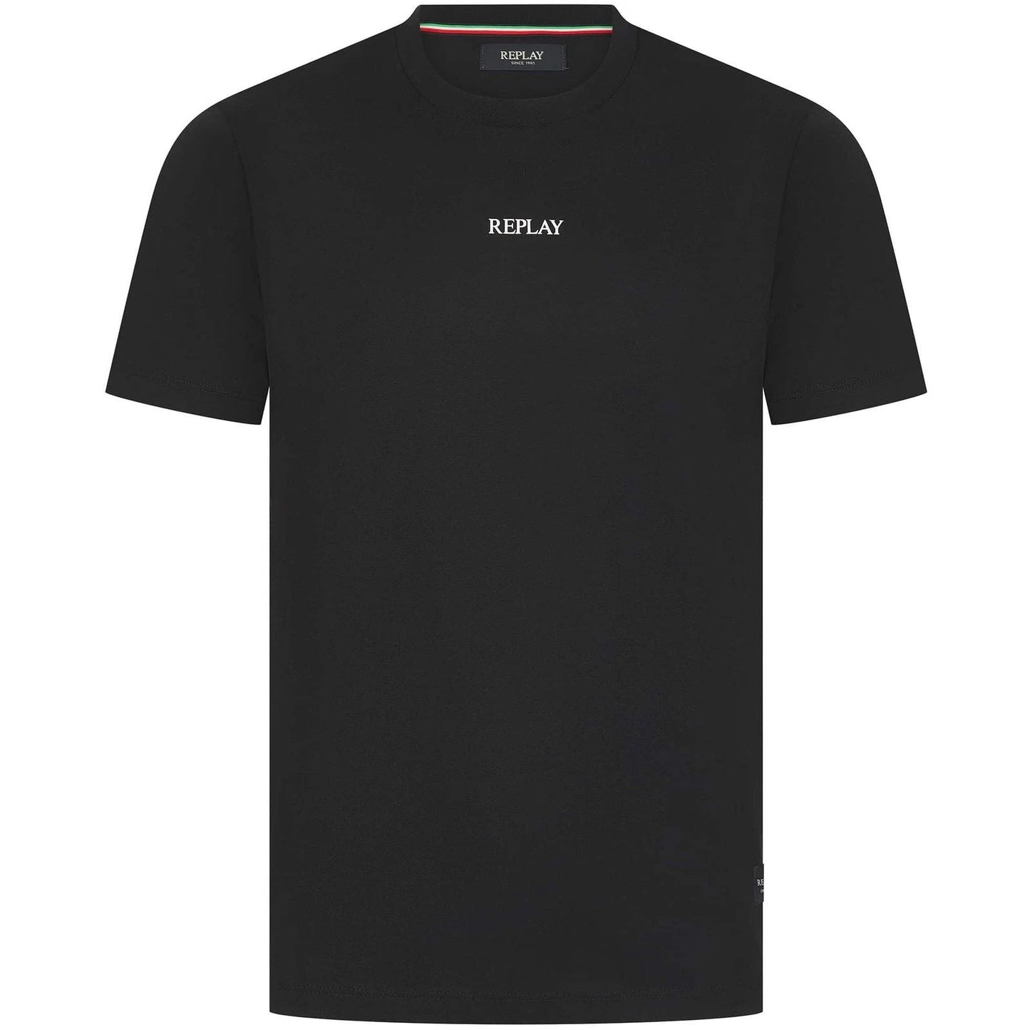 Replay Printed Logo T-Shirt | Black | S, M, L, XL, XXL, 3XL Unisex T-shirt, Sweatshirt, Hoodie, Long Sleeve Tee - T-Shirt, Sweatshirt, Hoodie