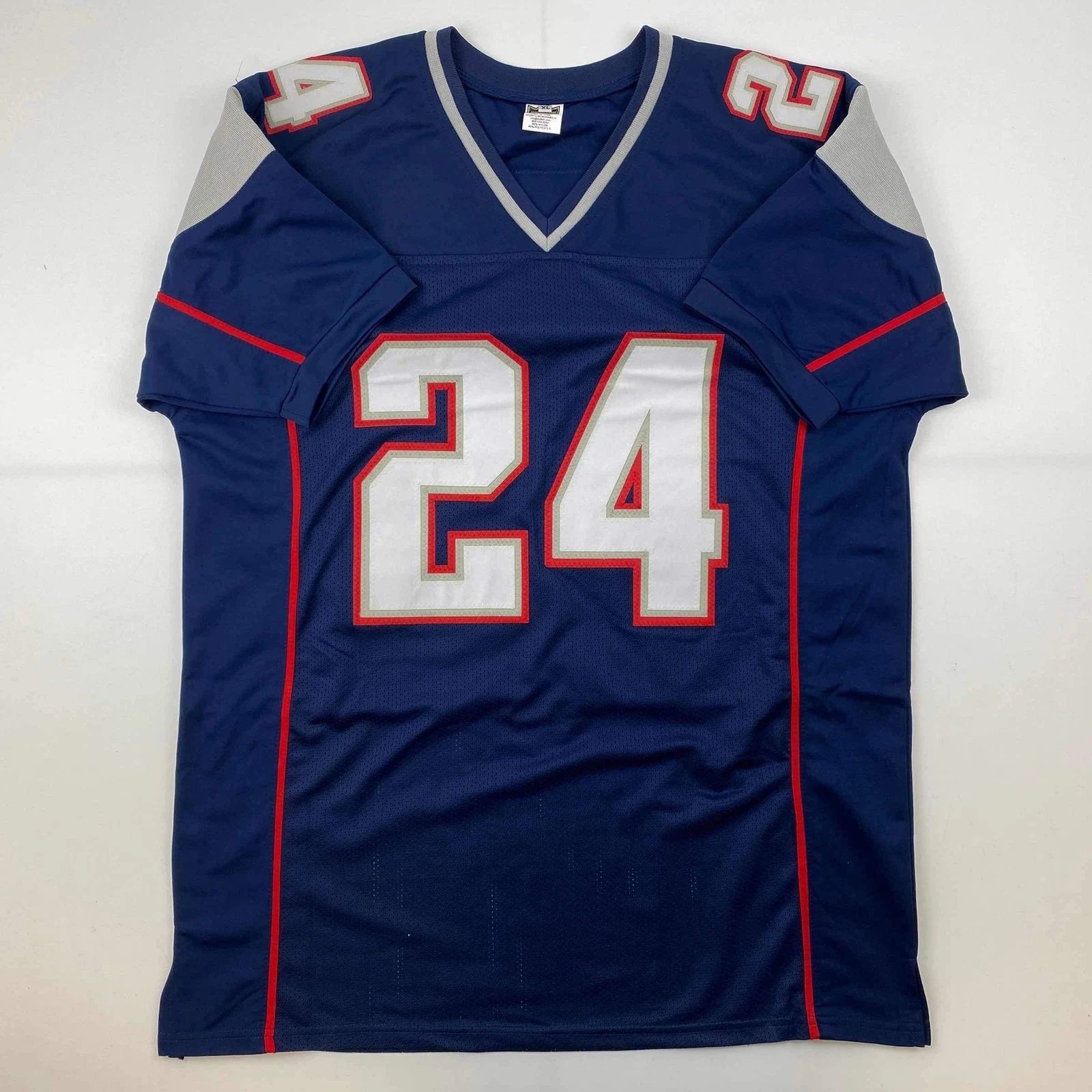 Ty Law New England Blue Reprint Jersey Unisex T-shirt, Sweatshirt, Hoodie, Long Sleeve Tee - T-Shirt, Sweatshirt, Hoodie