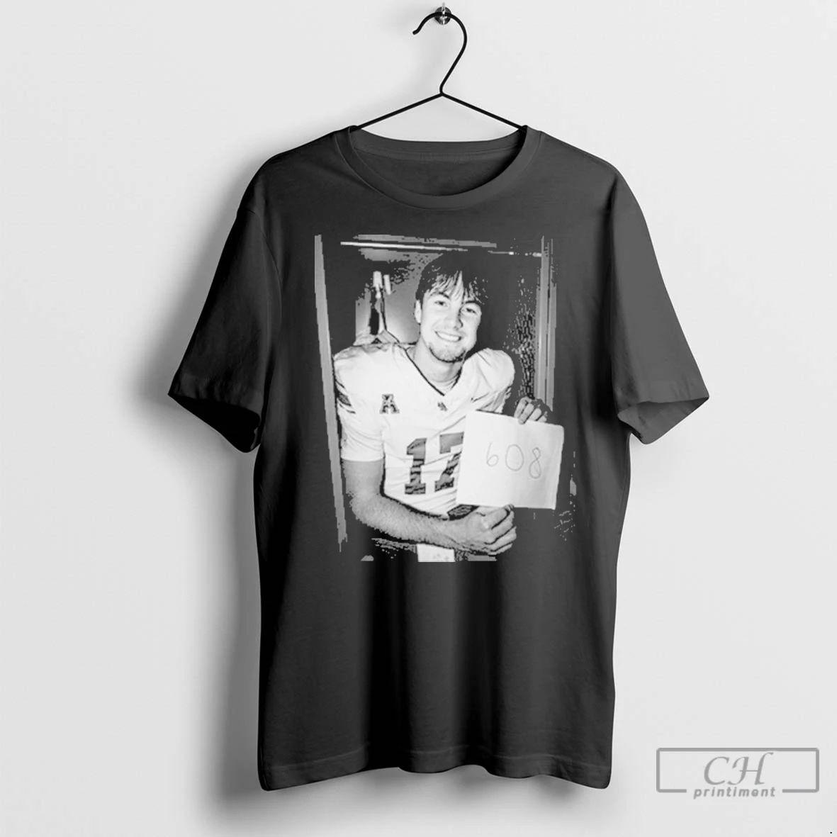 Premium North Texas Drew Mestemaker 608 Bw Unisex T-shirt, Sweatshirt, Hoodie, Long Sleeve Tee - T-Shirt, Sweatshirt, Hoodie