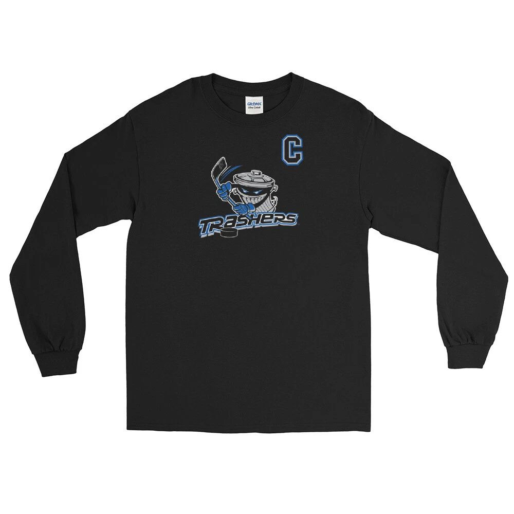 Danbury Trashers Hockey Captain Mens Long Sleeve Shirt Unisex T-shirt, Sweatshirt, Hoodie, Long Sleeve Tee - T-Shirt, Sweatshirt, Hoodie