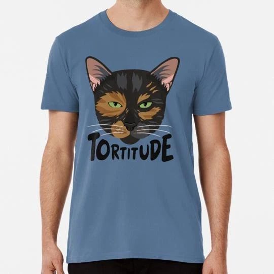 Tortoiseshell Cat Tortitude Size S to 5XL Made in the USA T-Shirt Unisex T-shirt, Sweatshirt, Hoodie, Long Sleeve Tee - T-Shirt, Sweatshirt, Hoodie