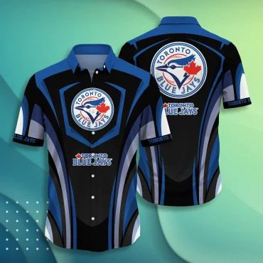 Toronto Blue Jays Dynamic Edge Hawaiian Shirt Unisex T-shirt, Sweatshirt, Hoodie, Long Sleeve Tee - T-Shirt, Sweatshirt, Hoodie