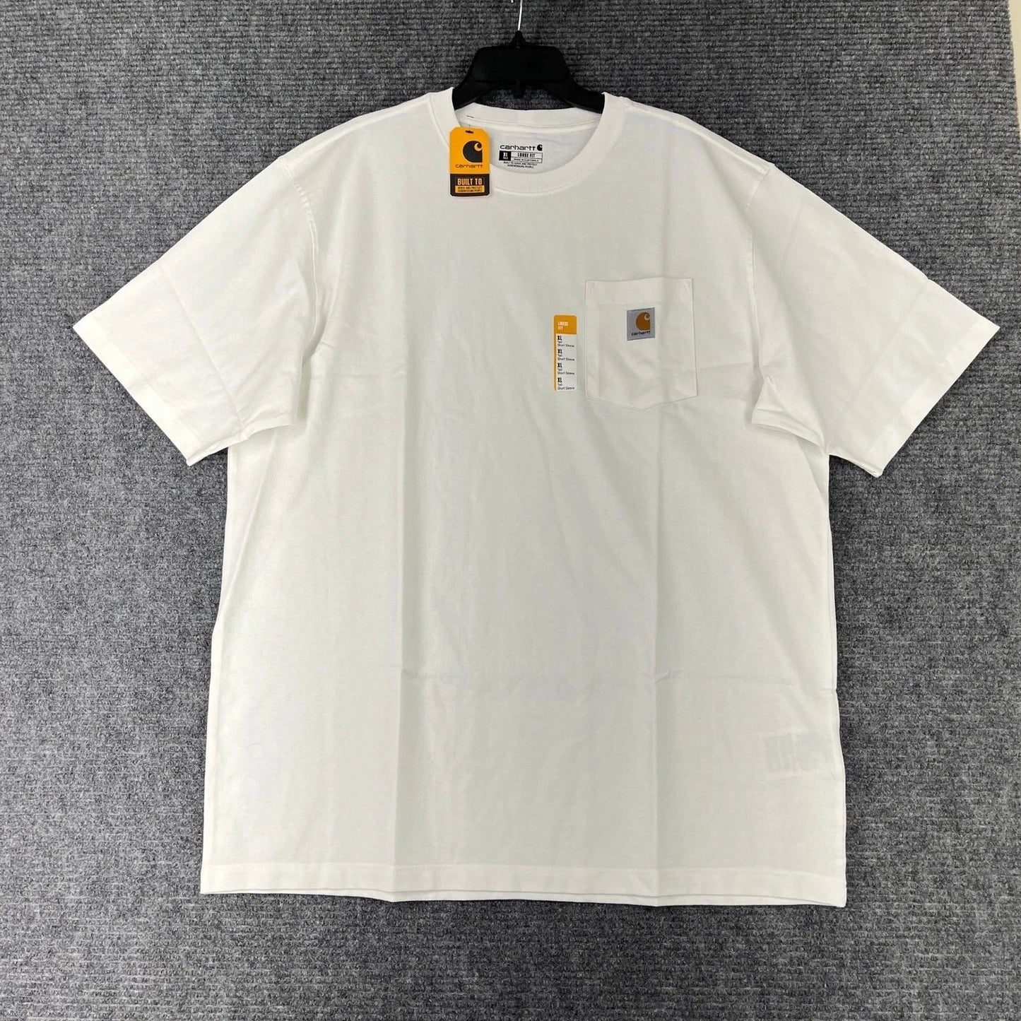 Carhartt Loose Fit Pocket Tee Mens XLT Heavyweight Workwear Durable Cotton White Unisex T-shirt, Sweatshirt, Hoodie, Long Sleeve Tee - T-Shirt, Sweatshirt, Hoodie