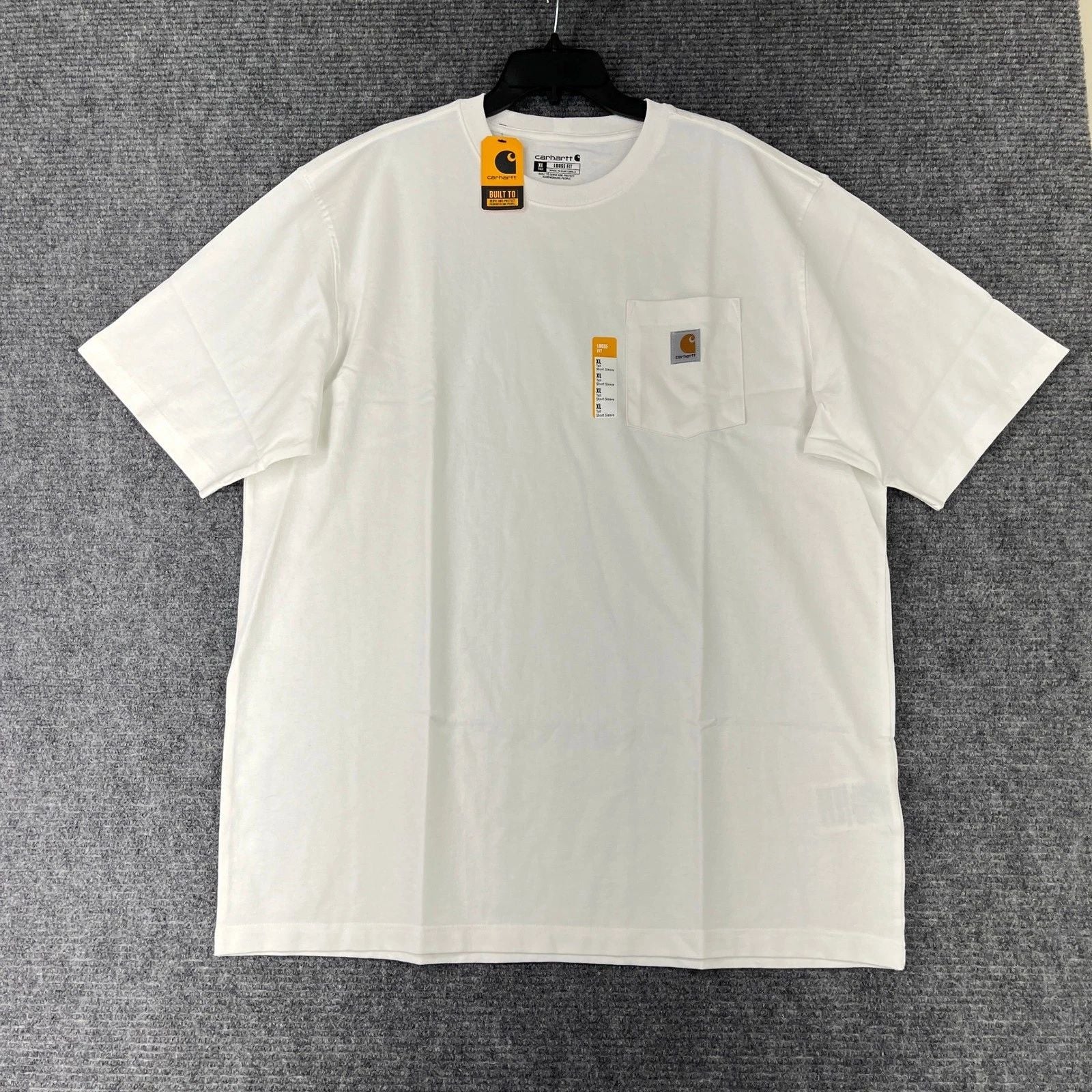 Carhartt Loose Fit Pocket Tee Mens XLT Heavyweight Workwear Durable Cotton White Unisex T-shirt, Sweatshirt, Hoodie, Long Sleeve Tee - T-Shirt, Sweatshirt, Hoodie