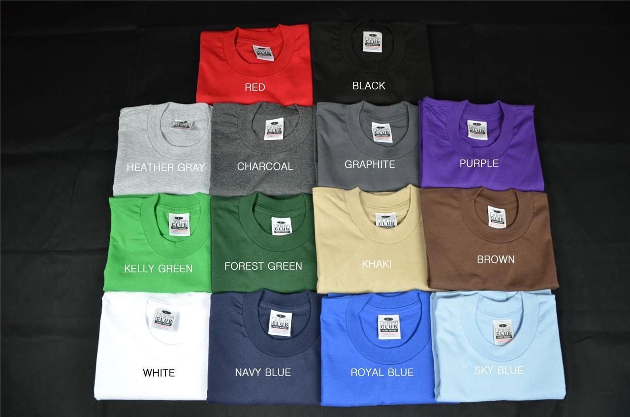 3 NEW PROCLUB XLT TALL HEAVY WEIGHT T-SHIRTS PLAIN TEE PRO CLUB COLOR BLANK 3PC Unisex T-shirt, Sweatshirt, Hoodie, Long Sleeve Tee - T-Shirt, Sweatshirt, Hoodie
