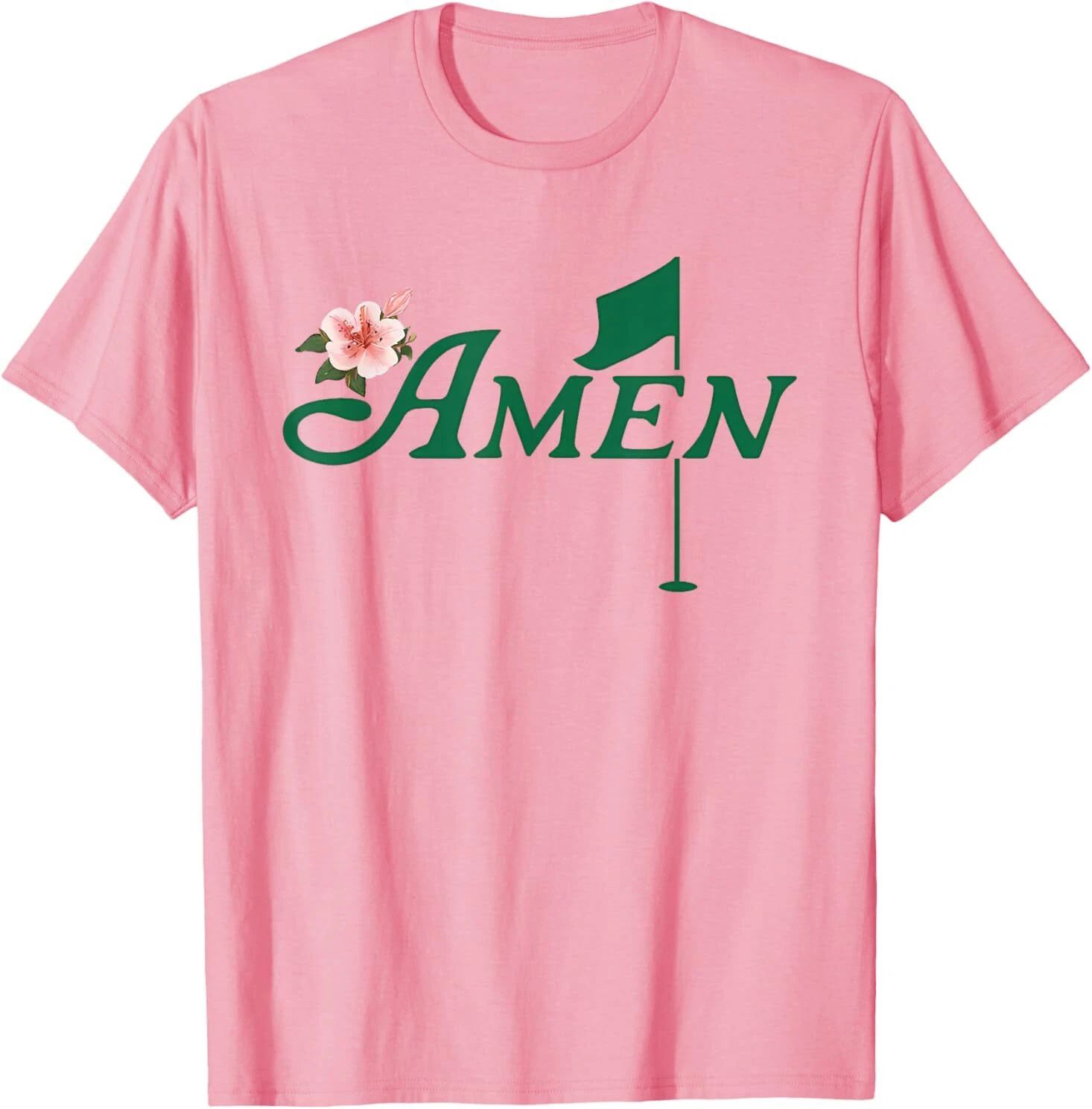 Amen Floral Master Golfer Golf Love Golf Flower Azaleas T-Shirt Unisex T-shirt, Sweatshirt, Hoodie, Long Sleeve Tee - T-Shirt, Sweatshirt, Hoodie