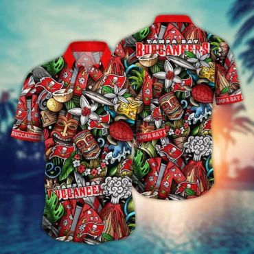 Tampa Bay Buccaneers Tropical Buccaneers Hawaiian Shirt Unisex T-shirt, Sweatshirt, Hoodie, Long Sleeve Tee - T-Shirt, Sweatshirt, Hoodie