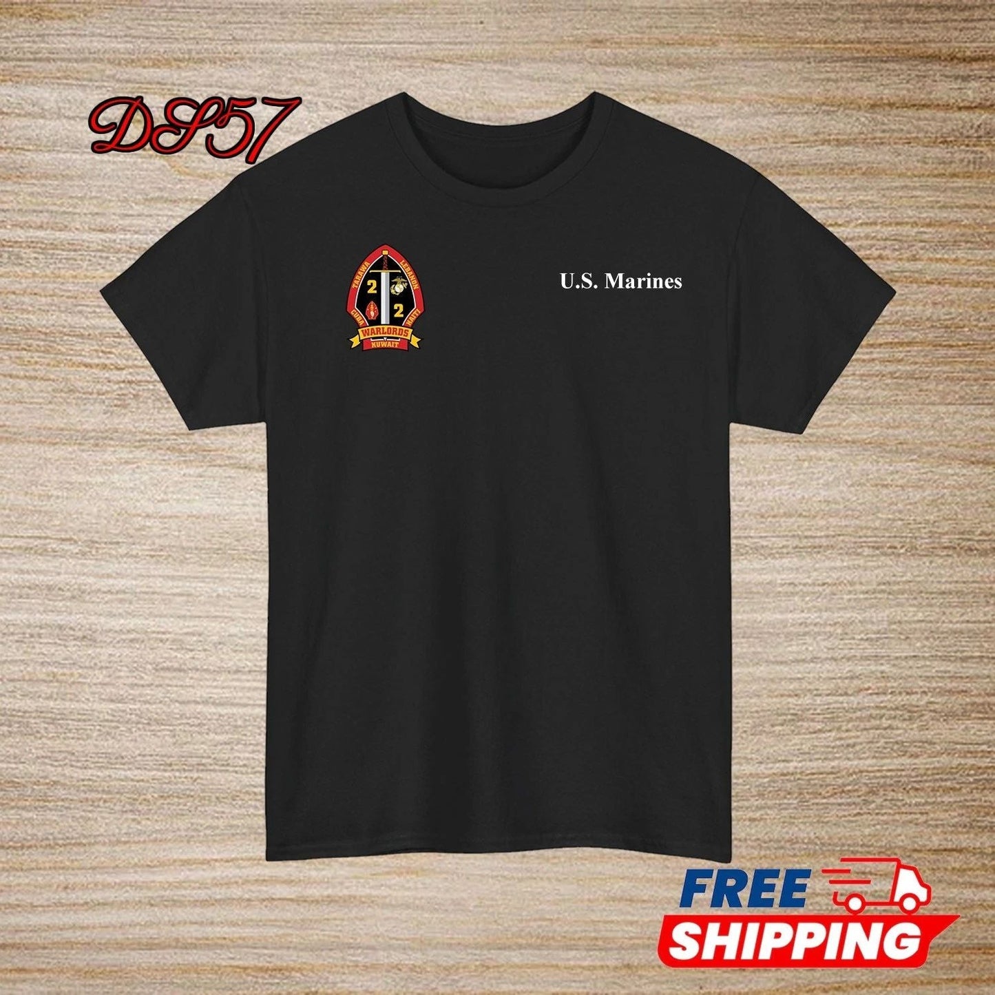 2nd Battalion 2nd Marine Regiment USMC Small Logo T-Shirt S to 5XL Made In USA Unisex T-shirt, Sweatshirt, Hoodie, Long Sleeve Tee - T-Shirt, Sweatshirt, Hoodie