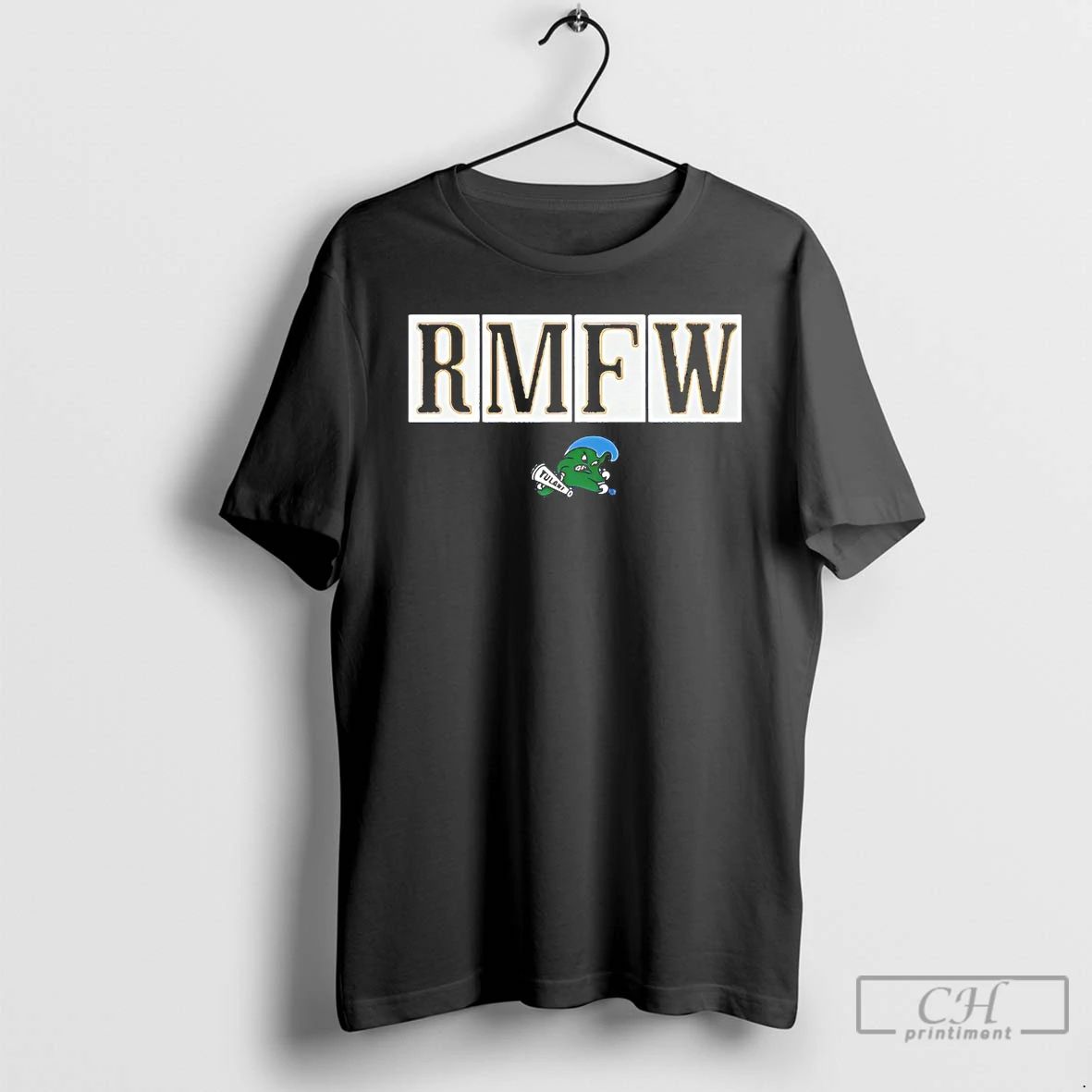Premium Tulane Green Wave Rmfw Logo T Shirts Unisex T-shirt, Sweatshirt, Hoodie, Long Sleeve Tee - T-Shirt, Sweatshirt, Hoodie
