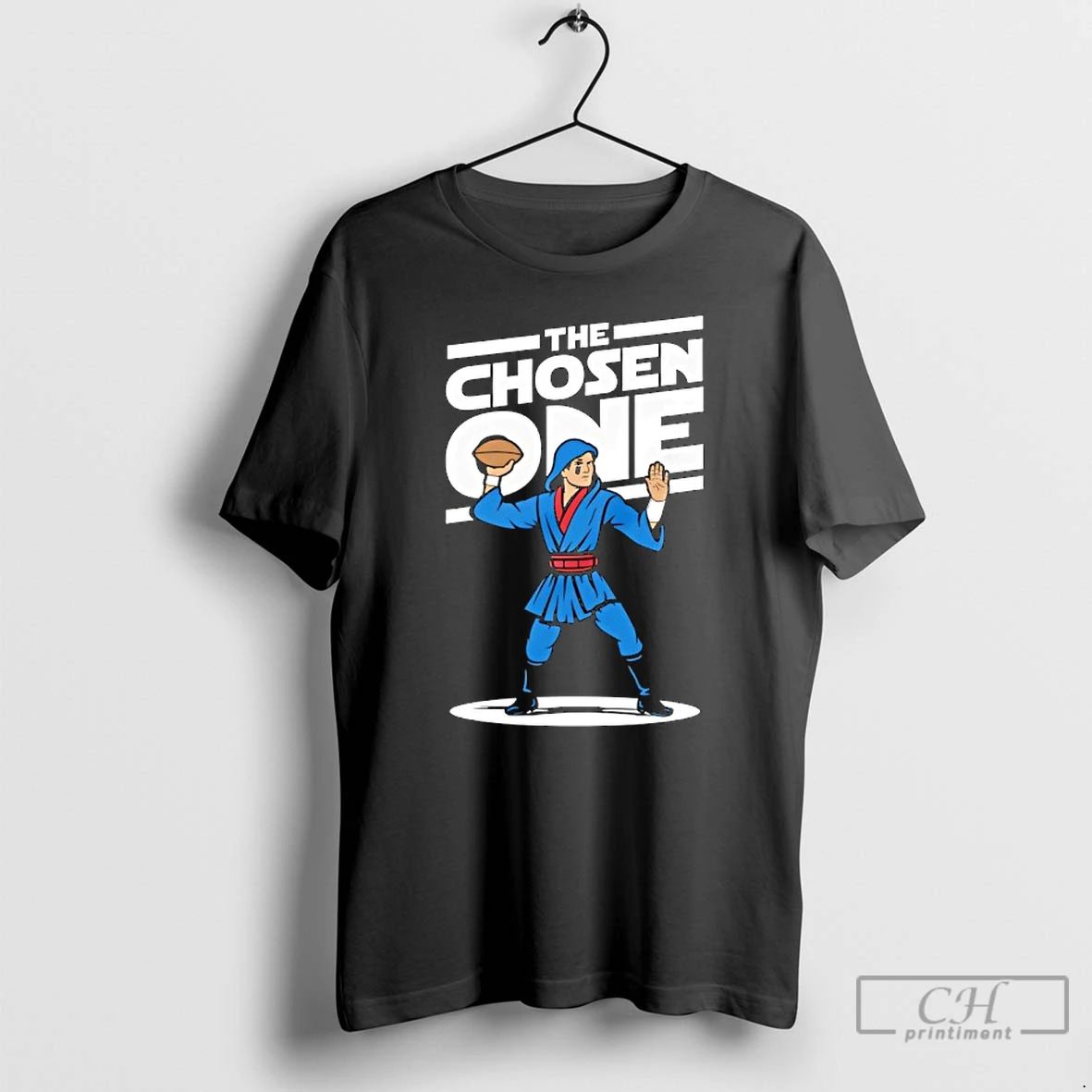 Premium The Chosen One Throw The Football T Shirts Unisex T-shirt, Sweatshirt, Hoodie, Long Sleeve Tee - T-Shirt, Sweatshirt, Hoodie