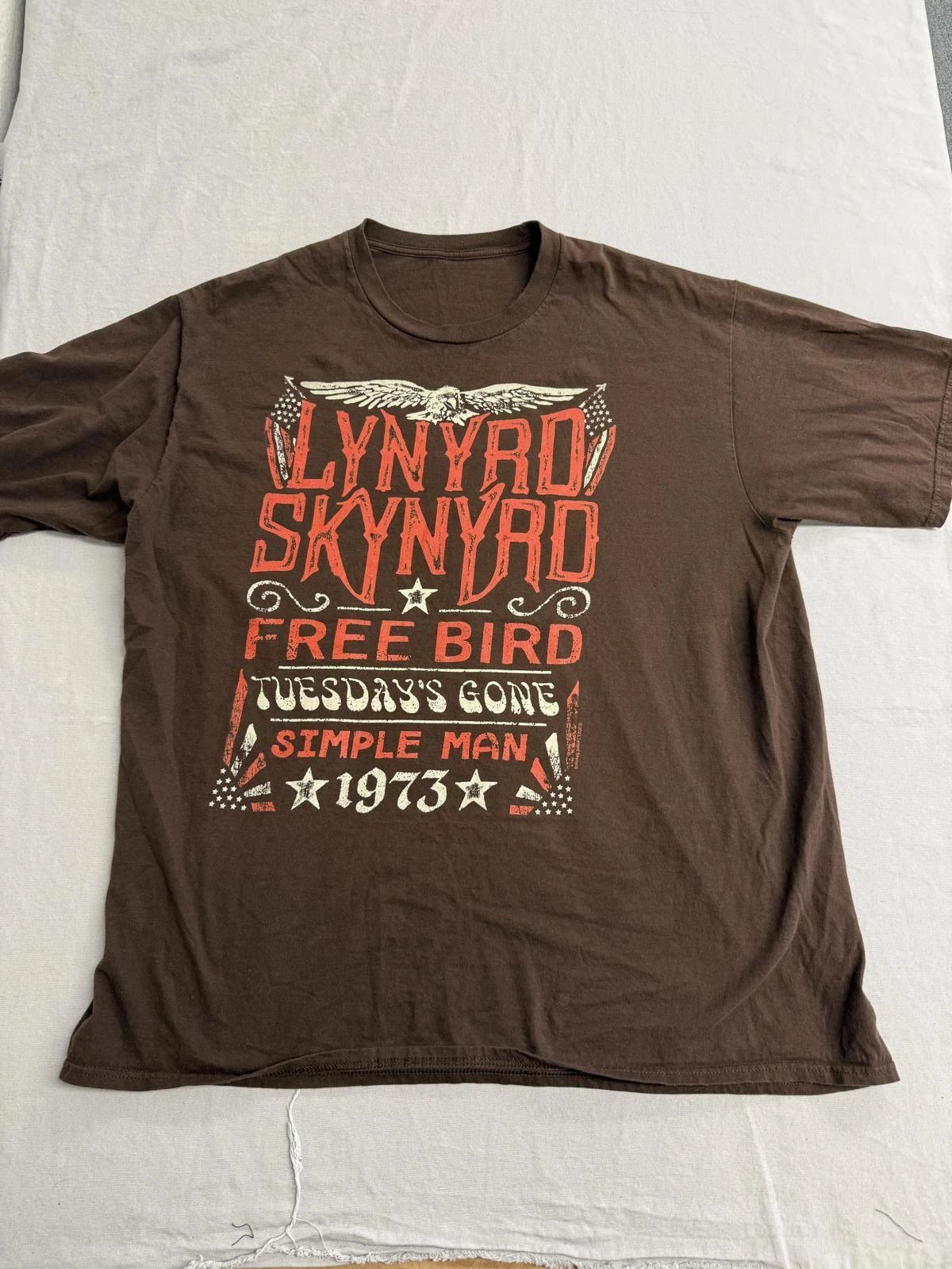 Lynyrd Skynyrd Band Tee - Free Bird / Simple Kind of Man M Unisex T-shirt, Sweatshirt, Hoodie, Long Sleeve Tee - T-Shirt, Sweatshirt, Hoodie