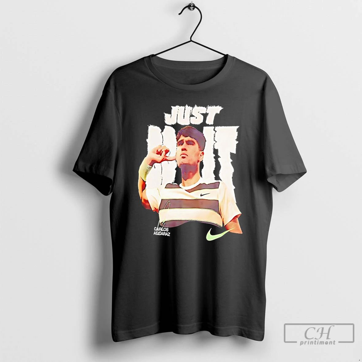 Premium Carlos Alcaraz Just Do It T Shirts Unisex T-shirt, Sweatshirt, Hoodie, Long Sleeve Tee - T-Shirt, Sweatshirt, Hoodie