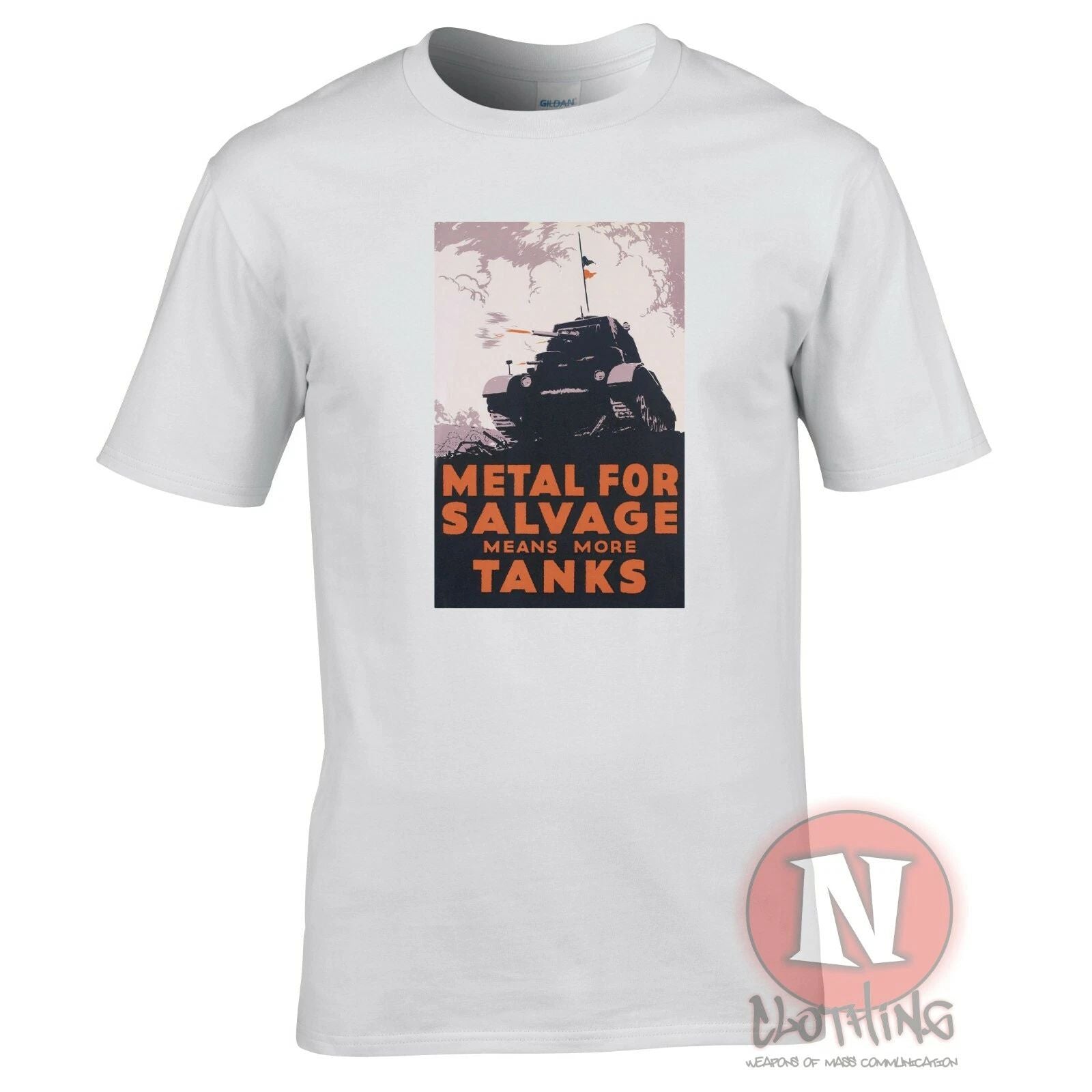 World War 2 Metal for salvage means more tanks t-shirt military propaganda WW2 Unisex T-shirt, Sweatshirt, Hoodie, Long Sleeve Tee - T-Shirt, Sweatshirt, Hoodie