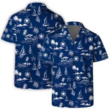 Houston Astros Tropical Sail Away Hawaiian Shirt Unisex T-shirt, Sweatshirt, Hoodie, Long Sleeve Tee - T-Shirt, Sweatshirt, Hoodie
