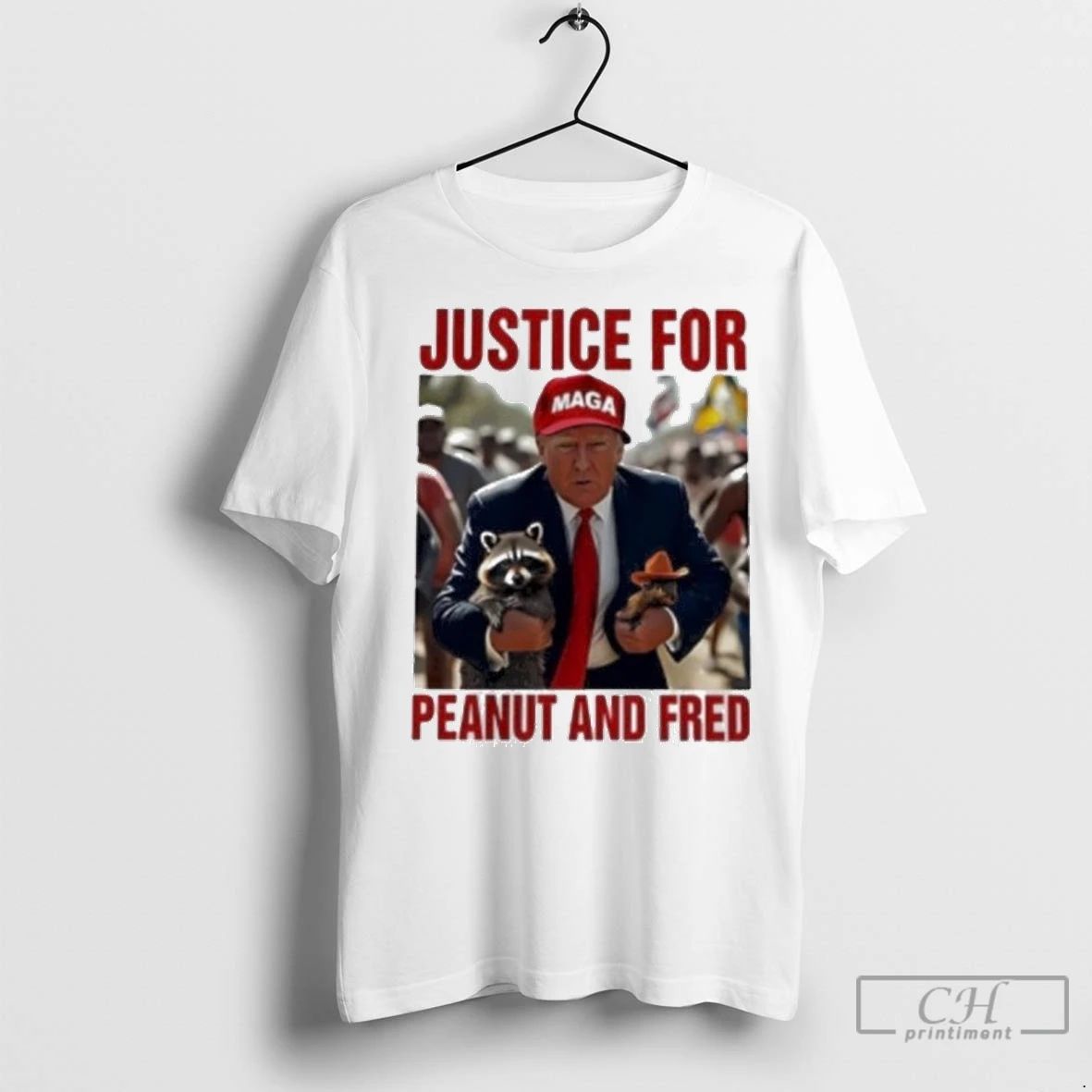 Premium Trump Peanut The Squirrel Justice For Peanut Maga Peanut Trump Dont Tread On Me Unisex T-shirt, Sweatshirt, Hoodie, Long Sleeve Tee - T-Shirt, Sweatshirt, Hoodie