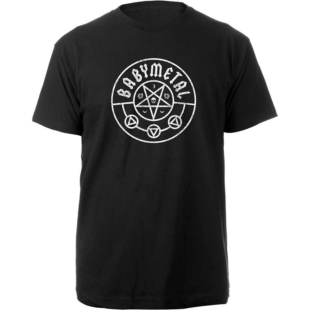 Men's Babymetal Pentagram Slim Fit T-shirt Small Black Unisex T-shirt, Sweatshirt, Hoodie, Long Sleeve Tee - T-Shirt, Sweatshirt, Hoodie