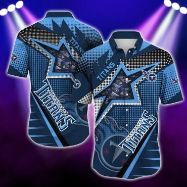 Tennessee Titans Star Power Hawaiian Shirt Unisex T-shirt, Sweatshirt, Hoodie, Long Sleeve Tee - T-Shirt, Sweatshirt, Hoodie