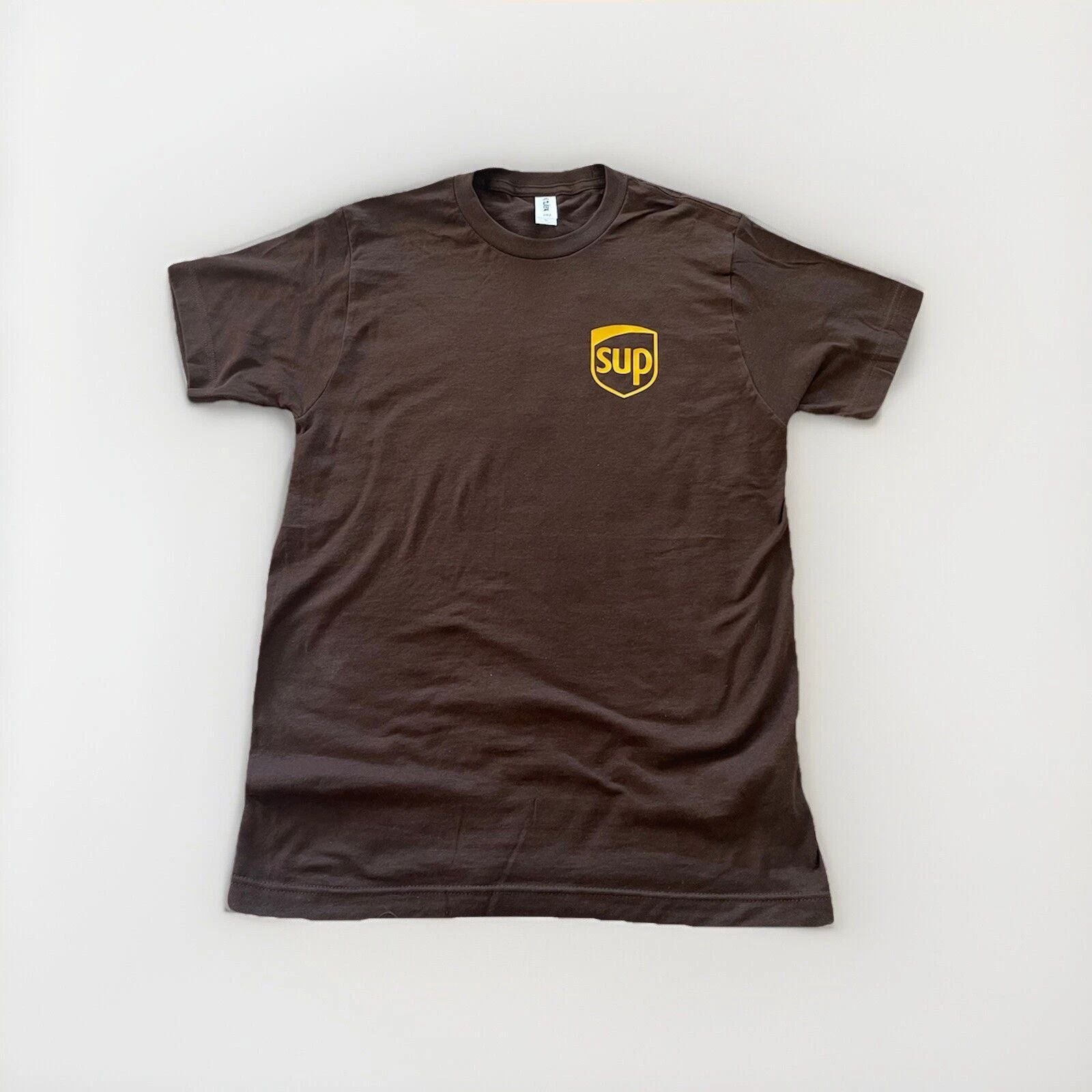 SUP Cotton T-shirt Brown UPS Free Shipping Tultex Fine Jersey Tee Unisex T-shirt, Sweatshirt, Hoodie, Long Sleeve Tee - T-Shirt, Sweatshirt, Hoodie